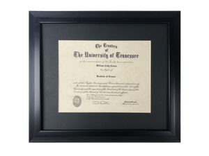 Mahogany or Black Graduation Diploma/Certificate Frame