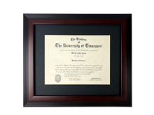 Mahogany or Black Graduation Diploma/Certificate Frame